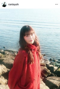 （石井蘭公式インスタグラムより）