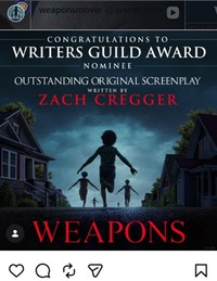 WEAPONS/ウェポンズ」のインスタグラム＠weaponsmovieより