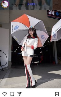 本多もかのインスタグラム＠dela_mokaより
