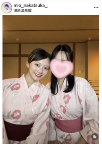 中塚美緒アナウンサーのインスタグラム＠mio_nakatsuka_より