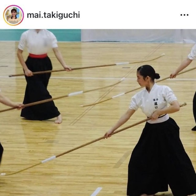 瀧口麻衣アナウンサーのインスタグラム＠mai.takiguchiより