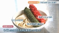 三色うどん