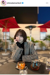 篠田麻里子インスタグラム＠shinodamariko3より