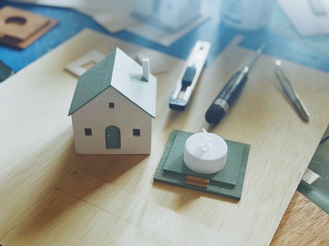 窓から明かりがもれるところも見てみたいですね（画像提供：真田英幸 / minneさん）