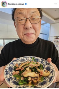 梅沢富美男インスタグラム＠tomioumezawaより