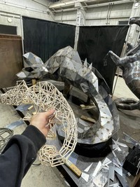 『カメレオン』製作過程において重要な役割の模型（提供：菊地 凌和さん）