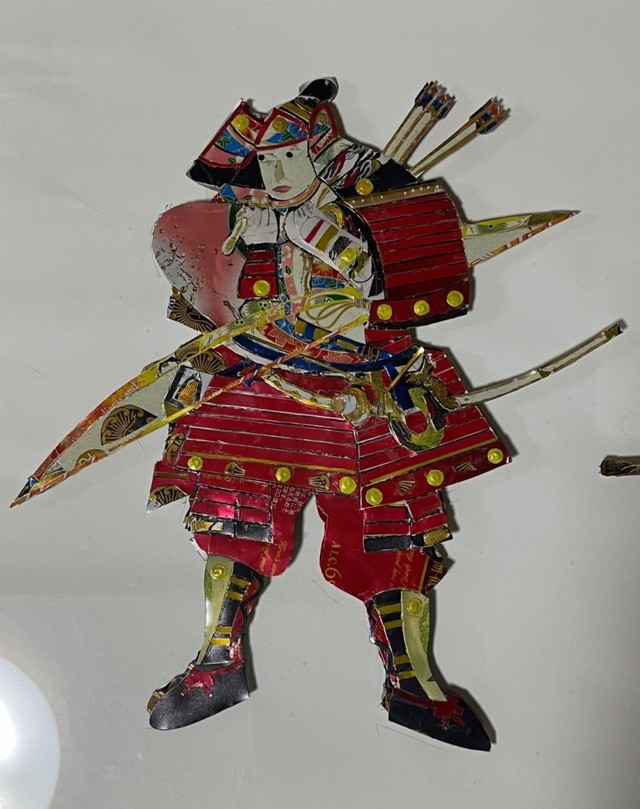 武者絵風の作品も（nacchon19さん提供）