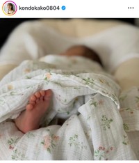 近藤夏子アナのインスタグラム＠kondokako0804より