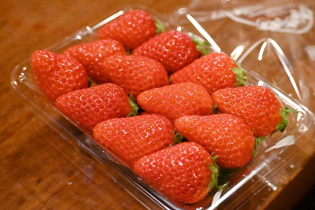 大分県で生まれたいちご「ベリーツ」（写真／Lmaga.jp編集部）