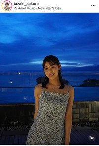 田﨑さくらアナのインスタグラム＠tazaki_sakuraより