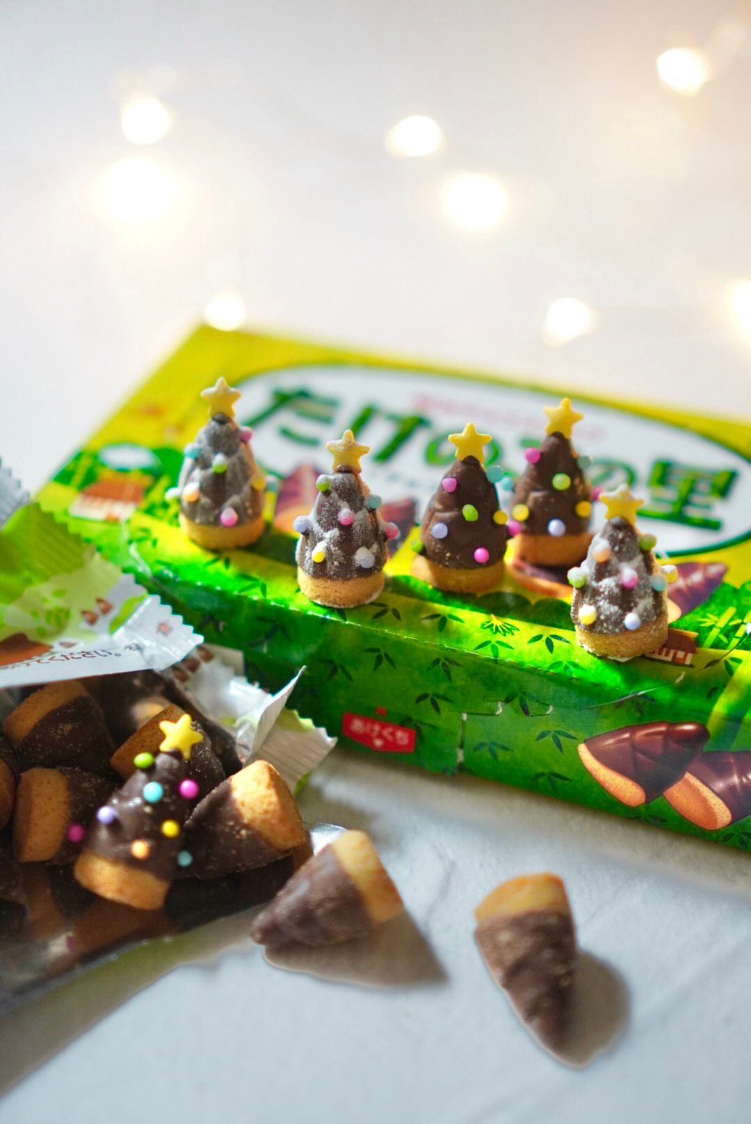 たけのこの里」にひと手間足すと可愛いツリーに…このライフハック