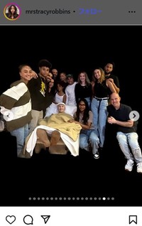 トレイシー・ロビンスのインスタグラム＠mrstracyrobbinsより