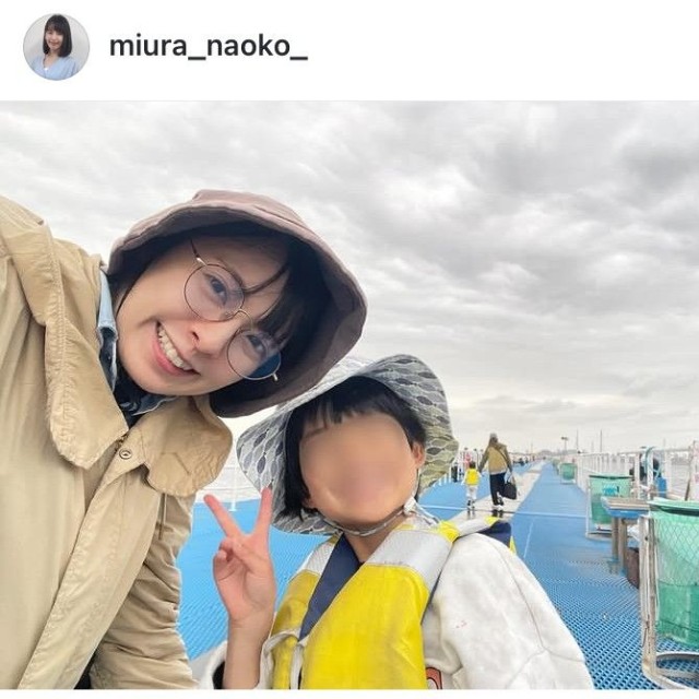 三浦奈保子インスタグラム＠miura_naoko_より