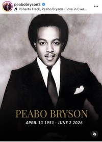 ピーボ・ブライソンさんインスタグラム＠peabobryson2より