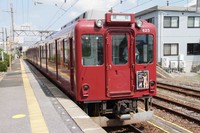 ２０１７年に運行された養老鉄道のねこカフェ列車