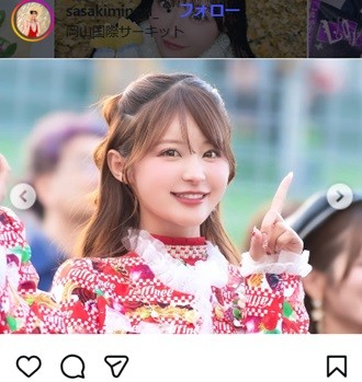 佐々木美乃里のインスタグラム＠sasakiminori_より