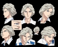 関智一が演じるアポロン・ステファノプロス　(Ｃ)許斐 剛／集英社・ＮＡＳ・新テニスの王子様プロジェクト