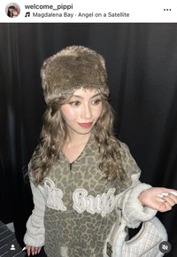 「第41回 マイナビ 東京ガールズコレクション 2025 AUTUMN/WINTER」に出演したリンダカラー∞・りなぴっぴ　本人のインスタグラム（@welcome_pippi）より＝2025年9月6日投稿