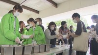 香川大学で1年生にうどん300食が無料で提供