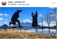 渡瀬マキのインスタグラム＠maki__wataseより