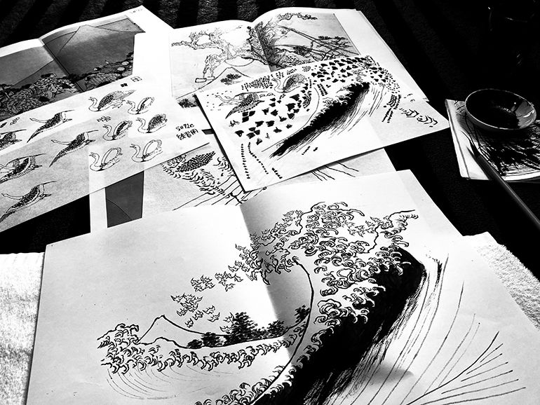 葛飾北斎「どうか憑依してください」 永瀬正敏が撮った京都(339