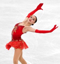 平昌五輪のアリーナ・ザギトワ選手（2018年2月）