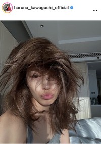 川口春奈のインスタグラム＠haruna_kawaguchi_officialより