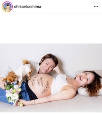 加島ちかえインスタグラム＠chikaekashimaより