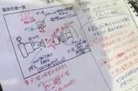 毎日、機械と製造について細かくメモを残す。そのノートは６０冊を超えた