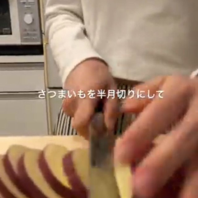 調理中の様子／みきさん提供