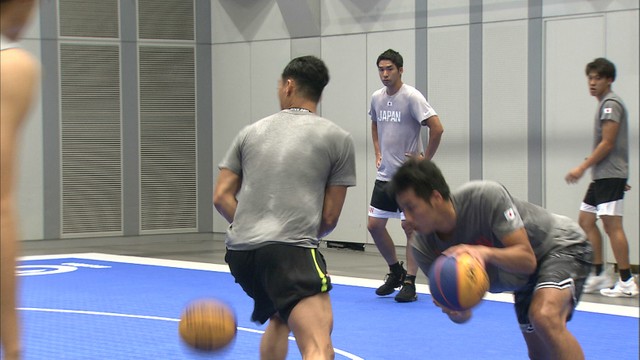 3人制バスケの男子日本代表チームが岡山市で強化合宿　トライフープ岡山との試合も予定