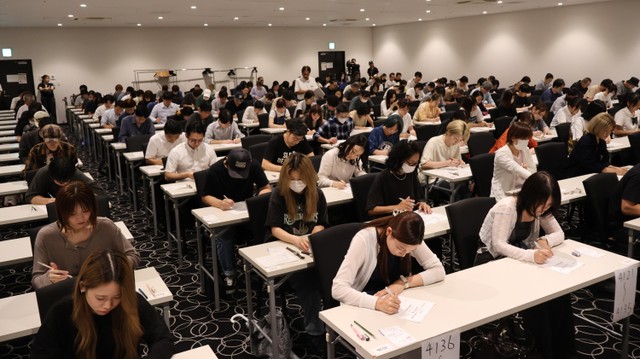 ジーンズソムリエ資格認定試験の会場　主催者提供
