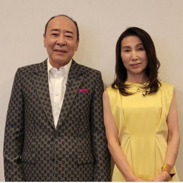 モト冬樹と武東由美夫妻(モト冬樹のブログから)