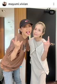 土屋眞弓(@mayumi.vivian)さんのインスタグラムより