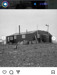 デニスさんはキングジョージ島アドミラルティ湾の英国基地で働いていた＝英国南極調査隊のインスタグラム＠biritshantarcticsurveyより