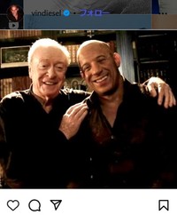 ヴィン・ディーゼルのインスタグラム＠vindieselより