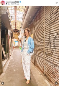 スザンヌさん（本人の公式インスタグラムから）