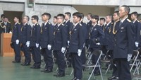 岡山県警察学校　入校式