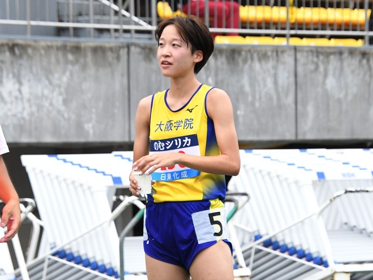 陸上・駅伝 - 大阪学院大・山下彩菜が女子3000mSCで大会記録更新V