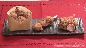 タコの皮を使った新製品　たこ揚げクン登場　魚離れに歯止めを