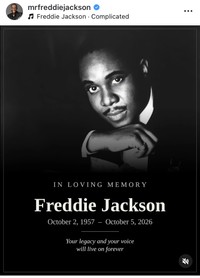 フレディ・ジャクソンさんのインスタグラム＠mrfreddiejacksonより