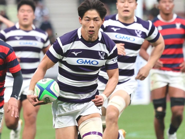 ラグビー - 明治大・柴田竜成 早明戦に憧れて明治へ 決勝の舞台で自慢