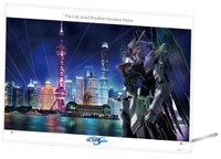 「機動戦士ガンダムSEED」アクリルアートパネル　「フリーダムガンダム＆ジャスティスガンダム＆トリィ」イラスト　(c)創通・サンライズ
　　　

