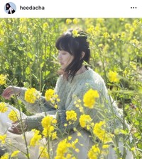 「UTB:G Vol.7」（ワニブックス）掲載を告知する蒔埜ひな　蒔埜ひなのインスタグラム（@heedacha）より＝2025年5月17日投稿