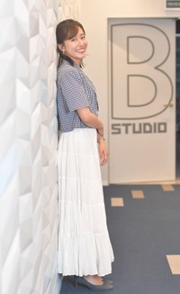 前田春香アナウンサー（撮影・出月俊成）