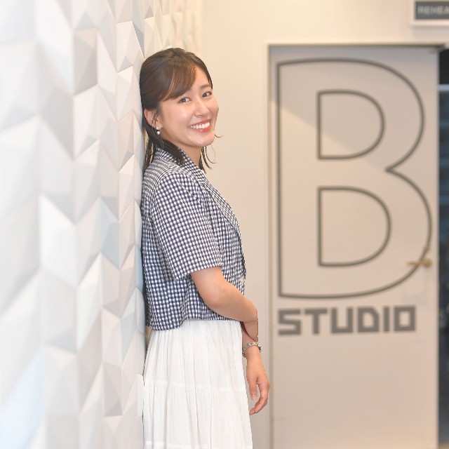 前田春香アナウンサー（撮影・出月俊成）
