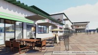 新しい道の駅の完成イメージ　提供：観音寺市