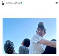 フリーアナウンサー清水健さんの公式インスタグラムから