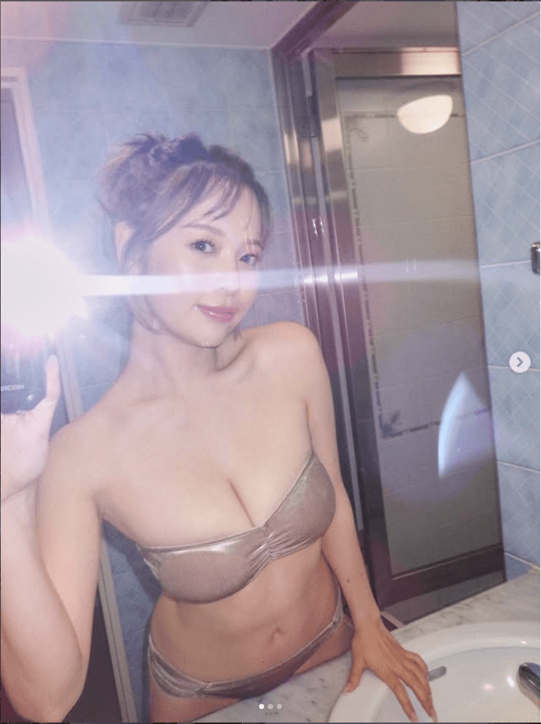 「FLASH」（26年7月14日発売号）に登場した緑川春菜のオフショット　本人のインスタグラム（@harusanta0528）より