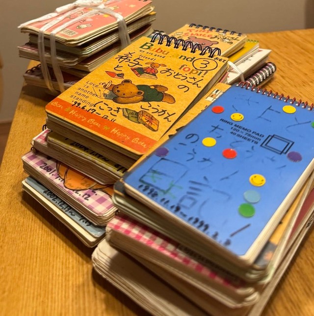 28年前の父と娘の交換日記。その内容に涙する人続々…！（提供：@ki_yo.716さん）